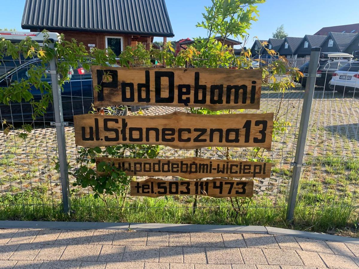 Pod Debami Wicie- Domki Drewniane Nad Morzem Wicie  Exterior photo